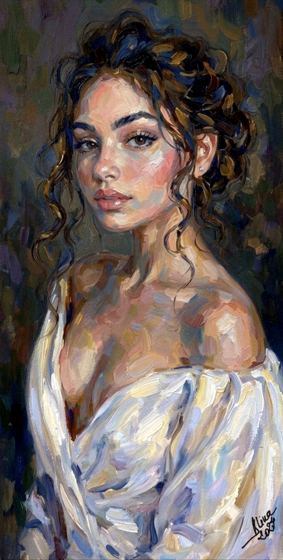 ArteDiAlina.com painting: Don't break my heart
